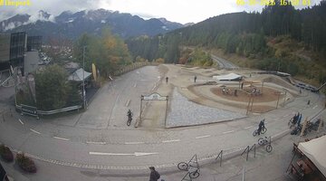 Serfaus-Fiss-Ladis Waldbahn Pump Track snow cam captured at 5 October 2026 at 5:08 pm GMT+2