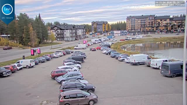 Levi Zero Point snow cam captured at 15 September 2026 at 7:16 pm GMT+3