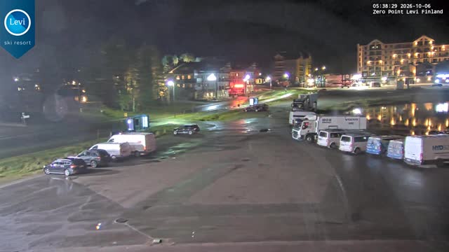 Levi Zero Point snow cam captured at 6 October 2026 at 5:38 am GMT+3