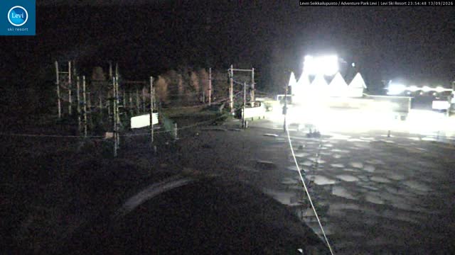 Levi Activity Park snow cam captured at 13 September 2026 at 11:55 pm GMT+3
