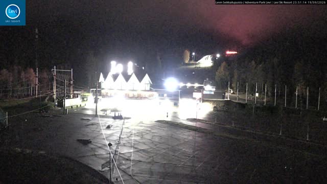 Levi Activity Park snow cam captured at 19 September 2026 at 11:51 pm GMT+3