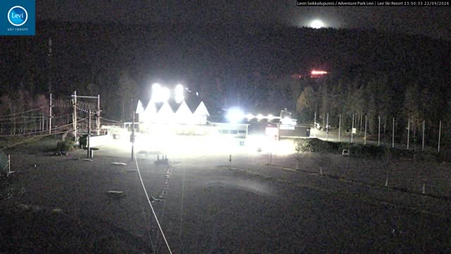 Levi Activity Park snow cam captured at 22 September 2026 at 11:50 pm GMT+3