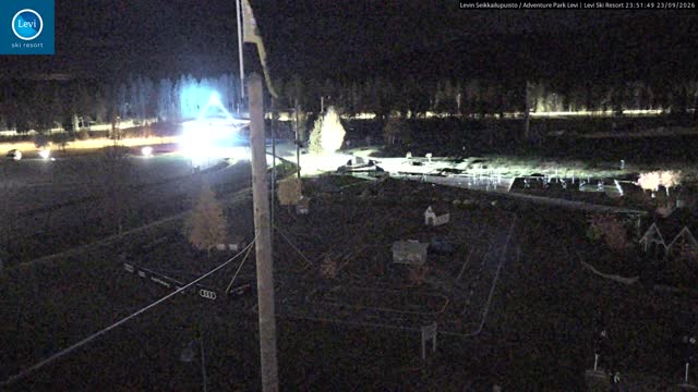 Levi Activity Park snow cam captured at 23 September 2026 at 11:52 pm GMT+3