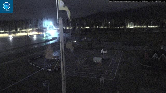 Levi Activity Park snow cam captured at 25 September 2026 at 11:50 pm GMT+3