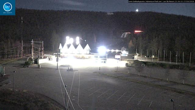 Levi Activity Park snow cam captured at 27 September 2026 at 11:57 pm GMT+3