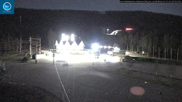 Levi Activity Park snow cam captured at 30 September 2026 at 11:48 pm GMT+3