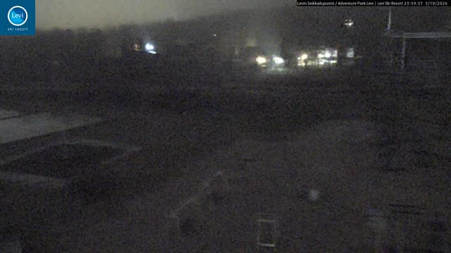 Levi Activity Park snow cam captured at 3 October 2026 at 11:59 pm GMT+3