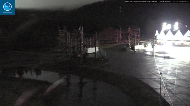 Levi Activity Park snow cam captured at 5 October 2026 at 11:53 pm GMT+3