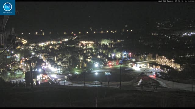 Levi Levi Village snow cam captured at 6 October 2026 at 5:36 am GMT+3