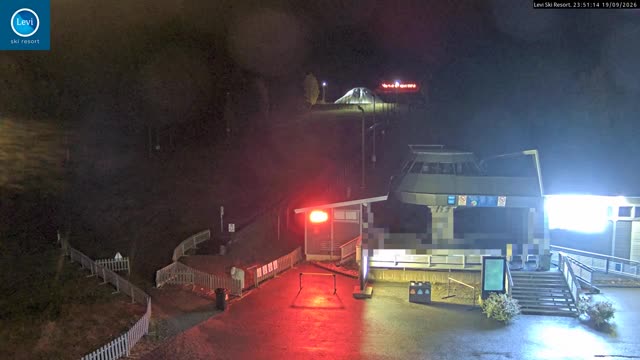 Levi Gondola Lower Station snow cam captured at 19 September 2026 at 11:51 pm GMT+3