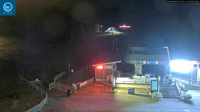 Levi Gondola Lower Station snow cam captured at 20 September 2026 at 11:52 pm GMT+3