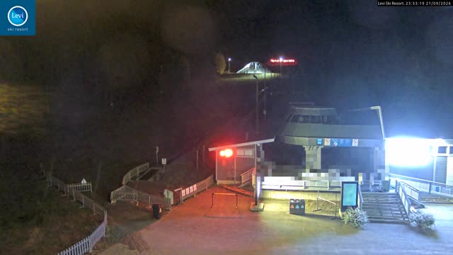 Levi Gondola Lower Station snow cam captured at 21 September 2026 at 11:53 pm GMT+3