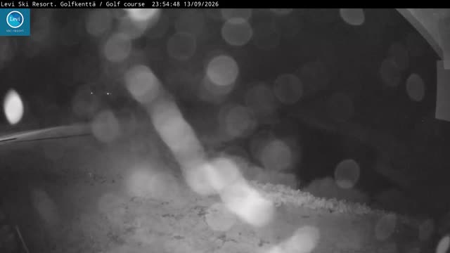 Levi Golf Course snow cam captured at 13 September 2026 at 11:55 pm GMT+3