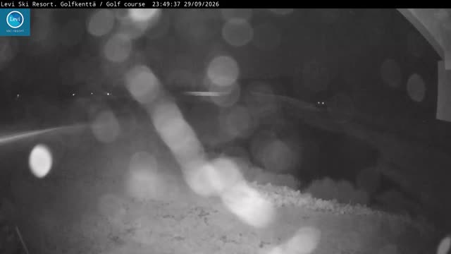 Levi Golf Course snow cam captured at 29 September 2026 at 11:49 pm GMT+3