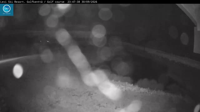 Levi Golf Course snow cam captured at 30 September 2026 at 11:48 pm GMT+3