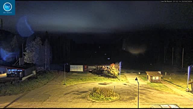 Levi Levi Golf Range snow cam captured at 20 September 2026 at 11:52 pm GMT+3