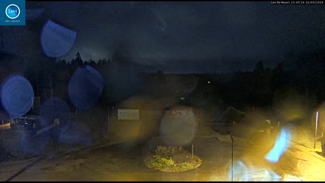 Levi Levi Golf Range snow cam captured at 26 September 2026 at 11:49 pm GMT+3
