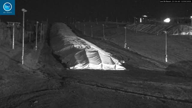 Levi Levi Glacier Express snow cam captured at 13 September 2026 at 11:55 pm GMT+3