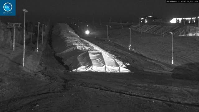 Levi Levi Glacier Express snow cam captured at 14 September 2026 at 11:50 pm GMT+3