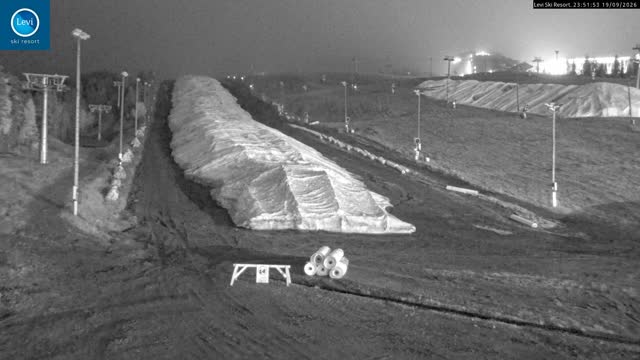 Levi Levi Glacier Express snow cam captured at 19 September 2026 at 11:52 pm GMT+3