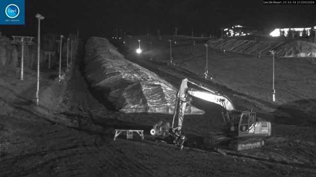 Levi Levi Glacier Express snow cam captured at 21 September 2026 at 11:53 pm GMT+3