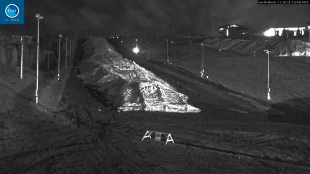 Levi Levi Glacier Express snow cam captured at 22 September 2026 at 11:50 pm GMT+3
