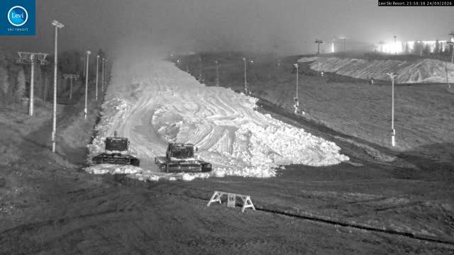 Levi Levi Glacier Express snow cam captured at 24 September 2026 at 11:59 pm GMT+3