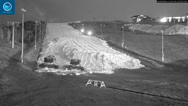 Levi Levi Glacier Express snow cam captured at 25 September 2026 at 11:50 pm GMT+3