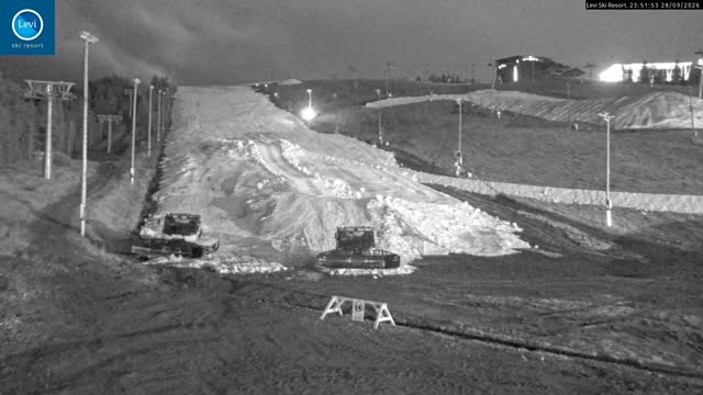 Levi Levi Glacier Express snow cam captured at 28 September 2026 at 11:52 pm GMT+3