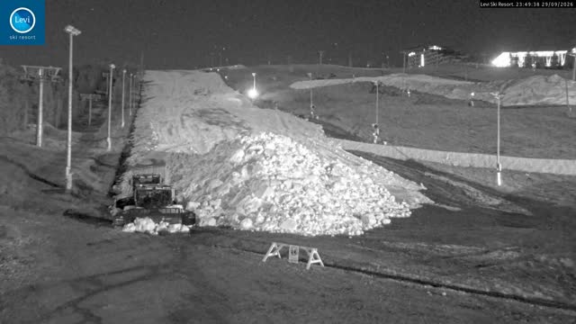 Levi Levi Glacier Express snow cam captured at 29 September 2026 at 11:50 pm GMT+3
