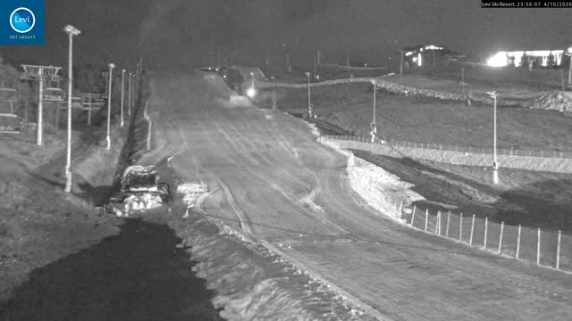 Levi Levi Glacier Express snow cam captured at 4 October 2026 at 11:56 pm GMT+3