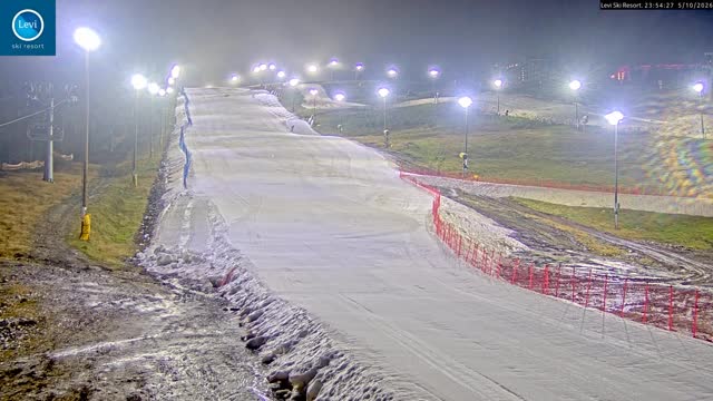 Levi Levi Glacier Express snow cam captured at 5 October 2026 at 11:54 pm GMT+3