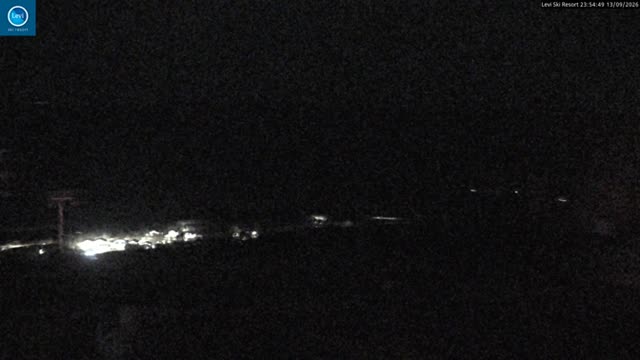 Levi Levi Summit snow cam captured at 13 September 2026 at 11:55 pm GMT+3