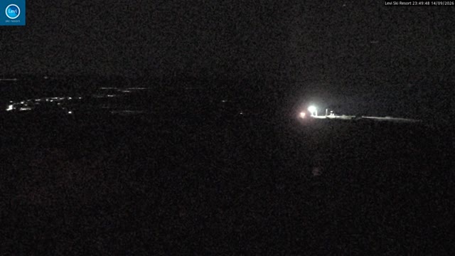 Levi Levi Summit snow cam captured at 14 September 2026 at 11:50 pm GMT+3