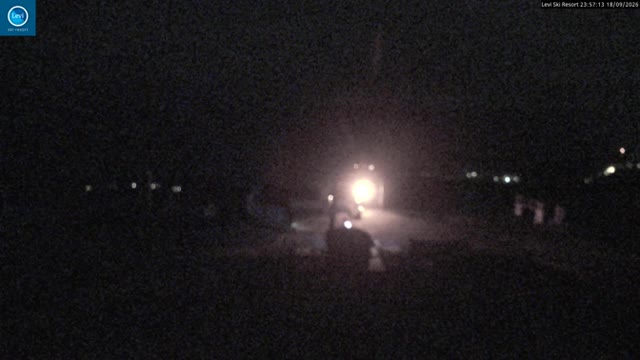 Levi Levi Summit snow cam captured at 18 September 2026 at 11:57 pm GMT+3