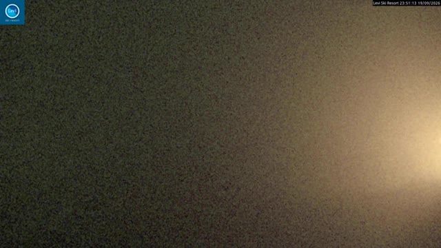 Levi Levi Summit snow cam captured at 19 September 2026 at 11:51 pm GMT+3