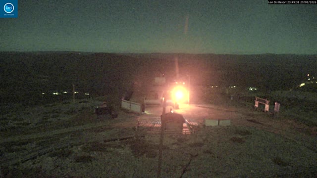 Levi Levi Summit snow cam captured at 29 September 2026 at 11:50 pm GMT+3