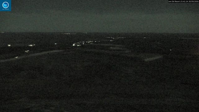 Levi Levi Summit snow cam captured at 30 September 2026 at 11:42 pm GMT+3
