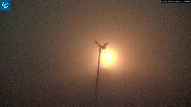 Levi Levi Summit snow cam captured at 1 October 2026 at 11:50 pm GMT+3