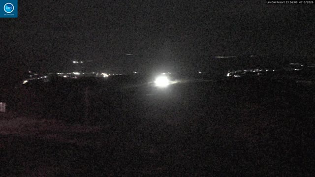 Levi Levi Summit snow cam captured at 4 October 2026 at 11:56 pm GMT+3