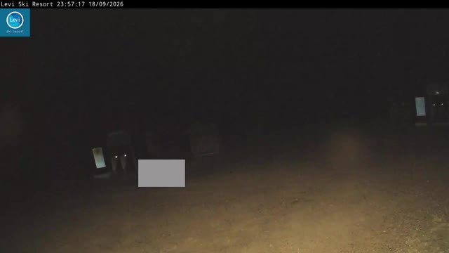Levi Lifts 13/14 snow cam captured at 18 September 2026 at 11:57 pm GMT+3