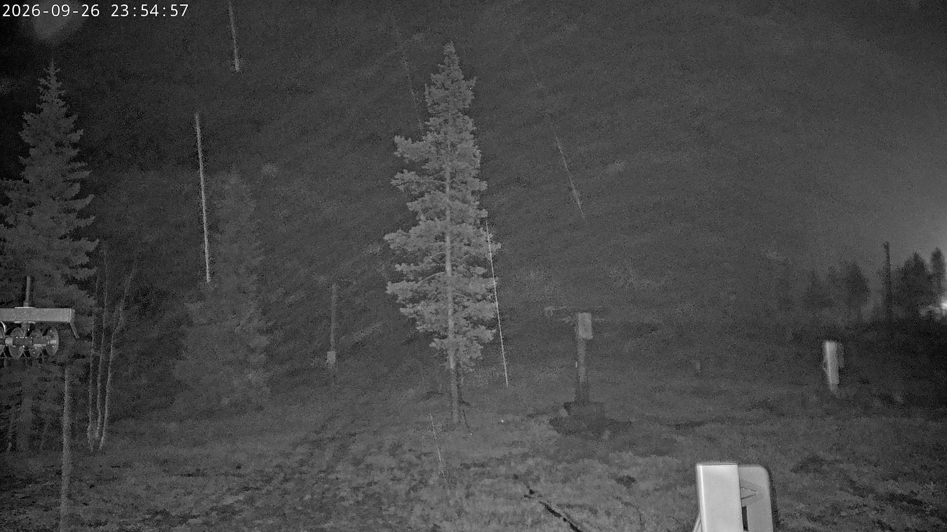 Ylläs Ski Centre North snow cam captured at 26 September 2026 at 11:55 pm GMT+3