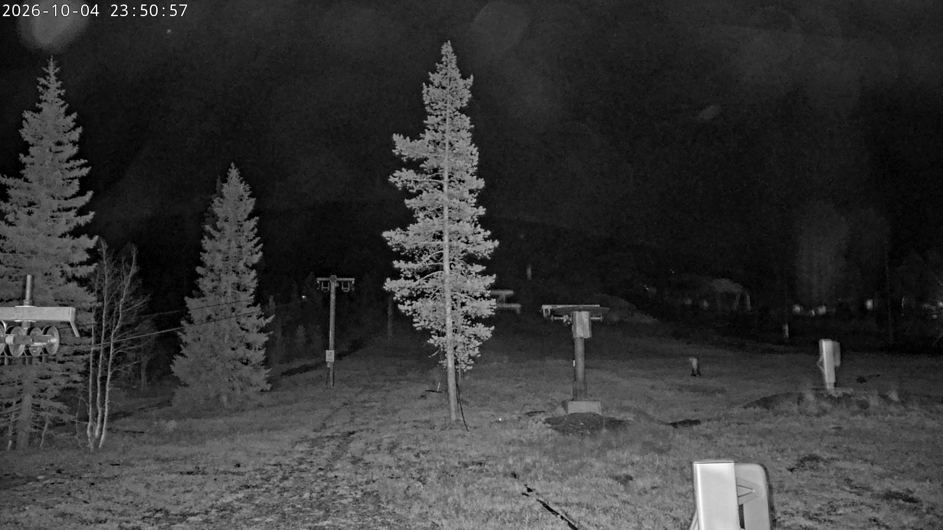 Ylläs Ski Centre North snow cam captured at 4 October 2026 at 11:51 pm GMT+3