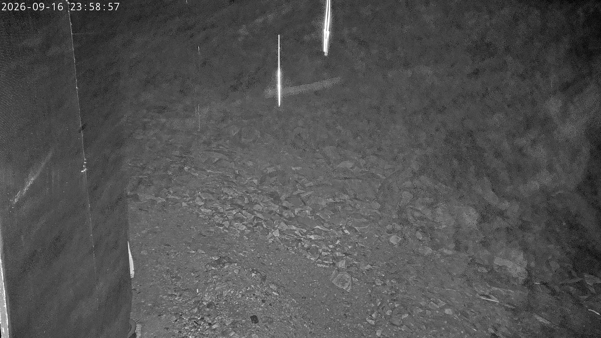 Ylläs Varkaankuru North snow cam captured at 16 September 2026 at 11:59 pm GMT+3