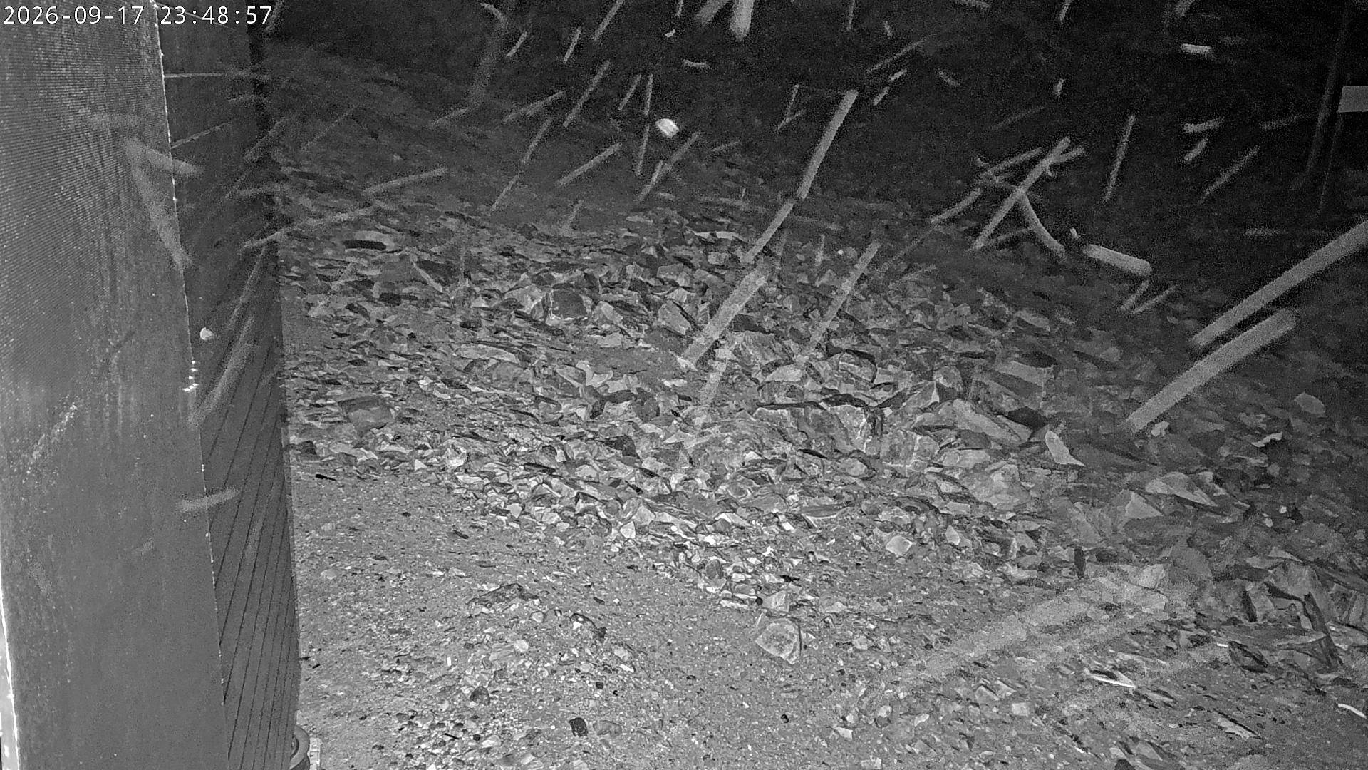 Ylläs Varkaankuru North snow cam captured at 17 September 2026 at 11:49 pm GMT+3
