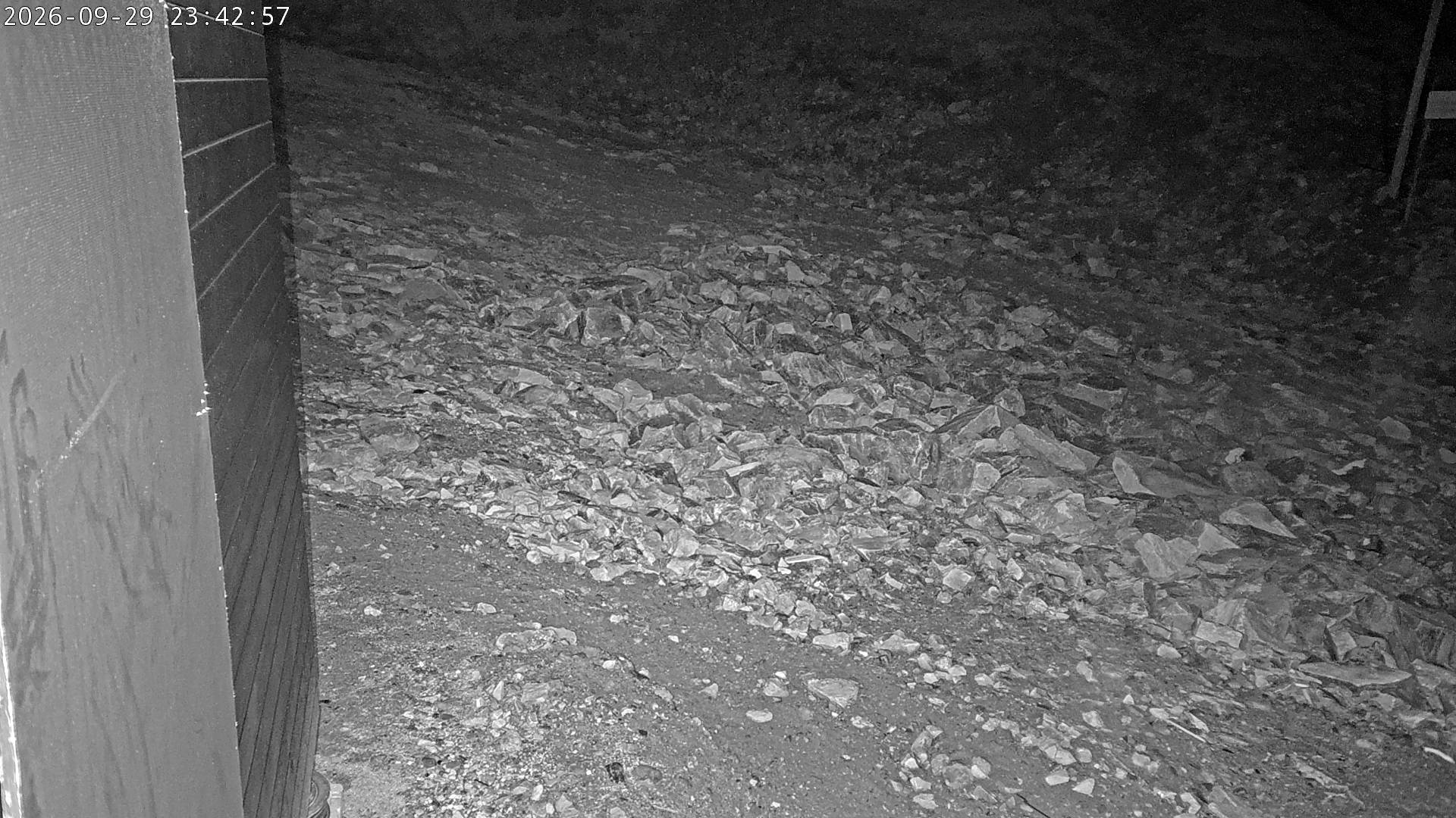 Ylläs Varkaankuru North snow cam captured at 29 September 2026 at 11:43 pm GMT+3