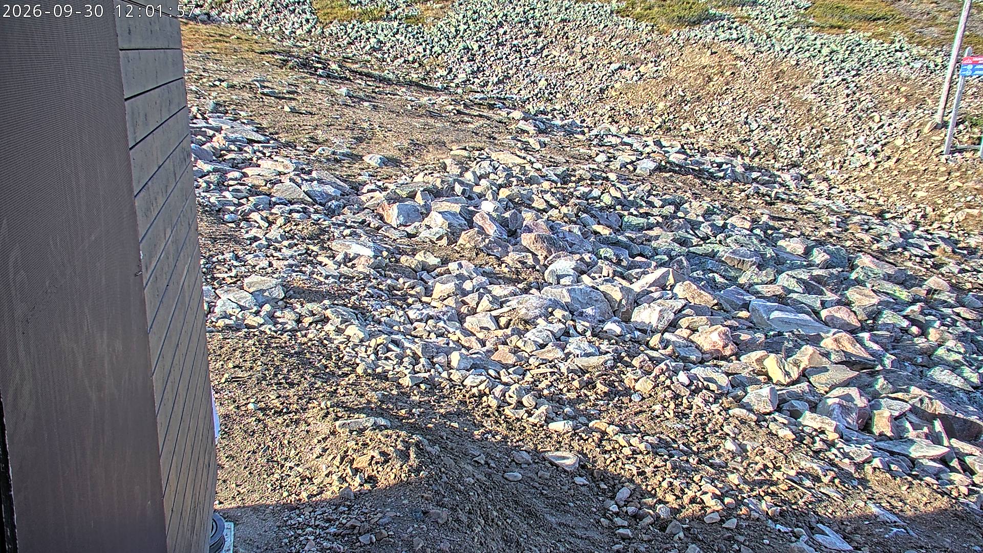 Ylläs Varkaankuru North snow cam captured at 30 September 2026 at 12:21 pm GMT+3
