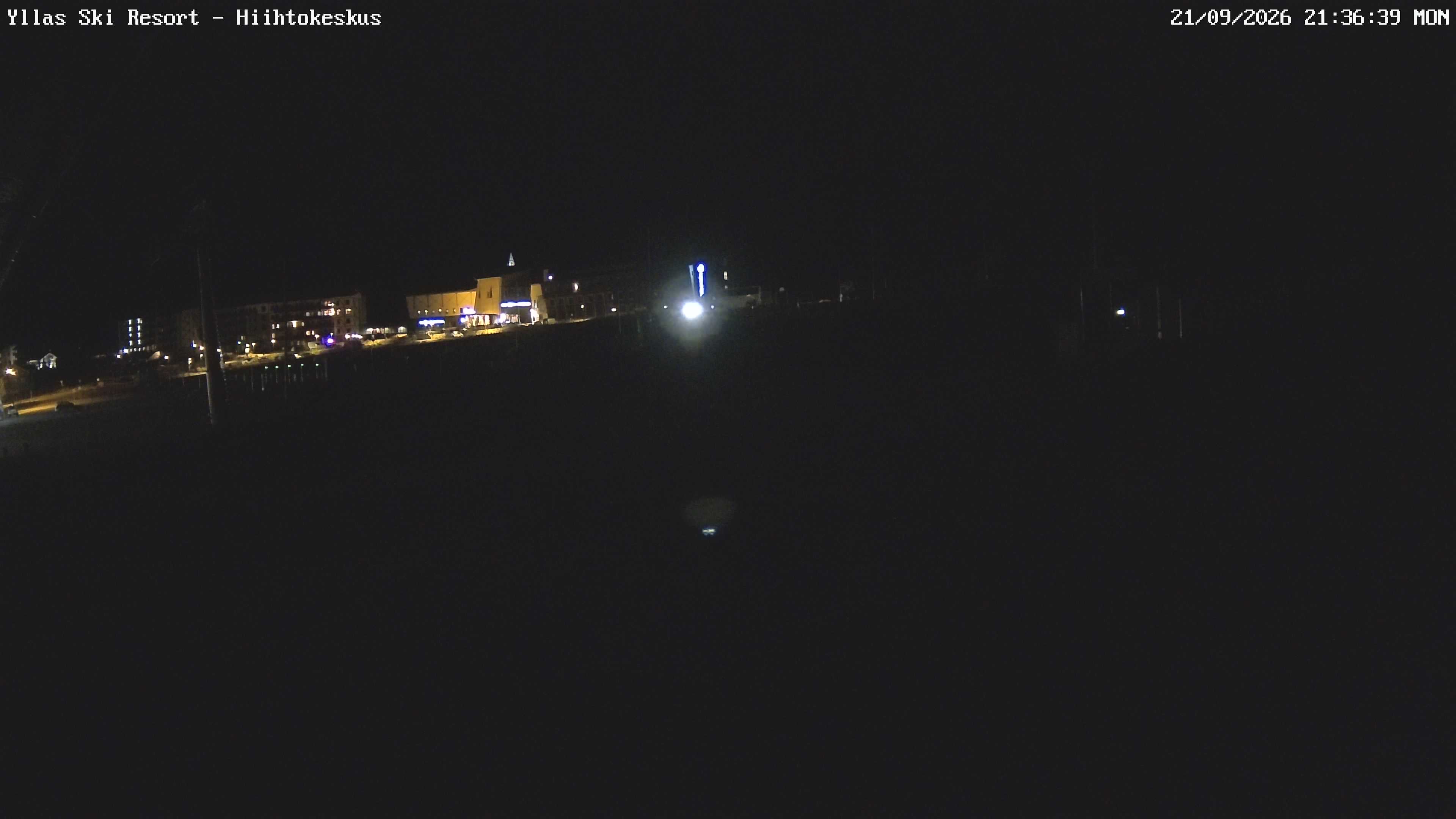 Ylläs Ski Centre South snow cam captured at 21 September 2026 at 9:39 pm GMT+3