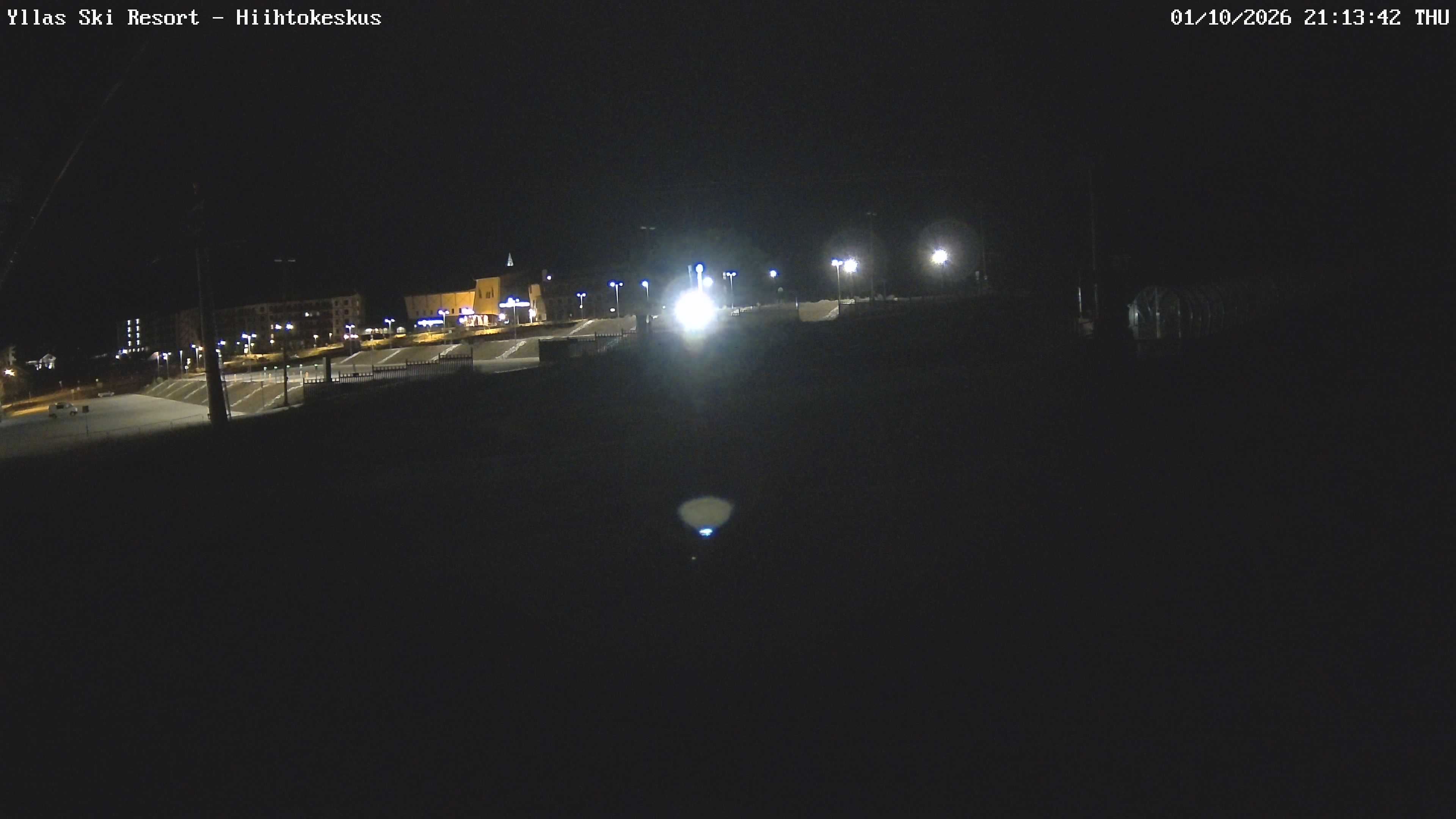 Ylläs Ski Centre South snow cam captured at 1 October 2026 at 9:17 pm GMT+3
