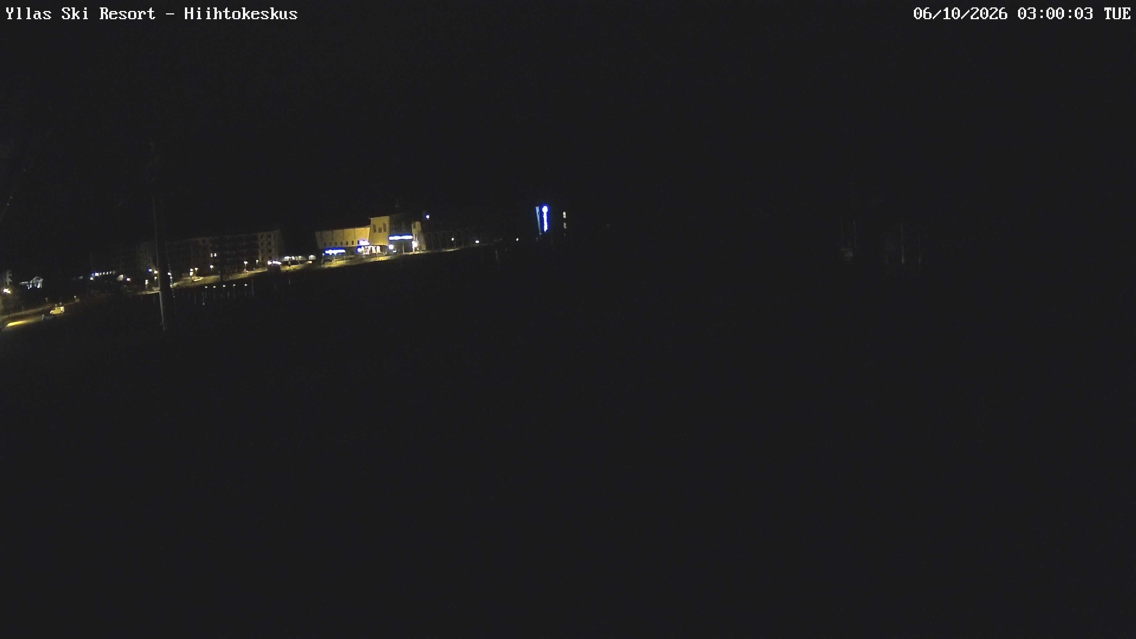 Ylläs Ski Centre South snow cam captured at 6 October 2026 at 3:07 am GMT+3